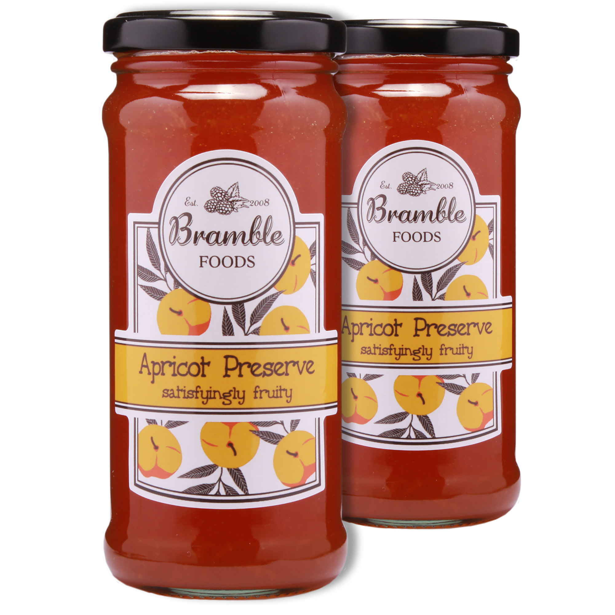 Twin Pack of Bramble Apricot Preserve 340g