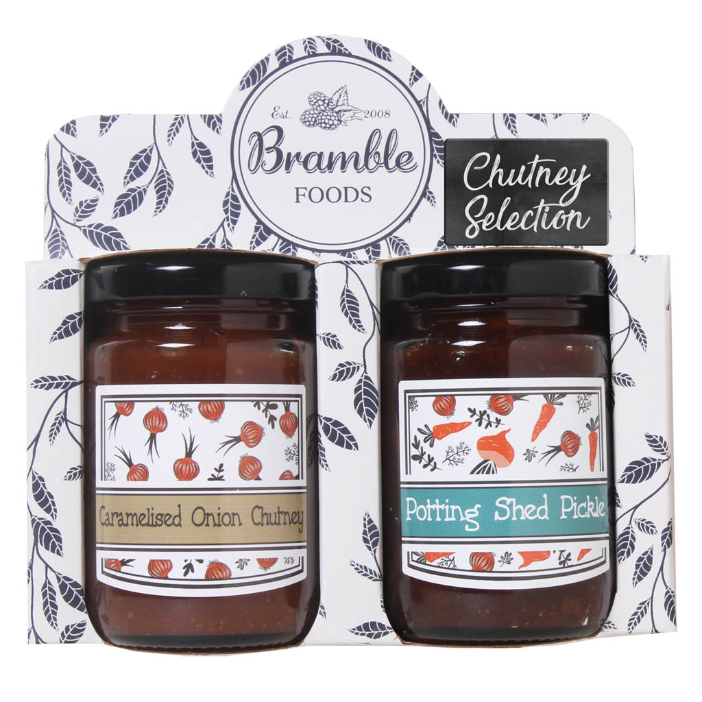 Bramble Twin Jar Pickle/Chutney Gift Pack