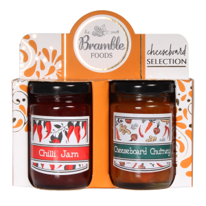 Bramble Twin Jar Cheeseboard Gift Pack