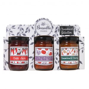 Bramble Triple Jar Cheeseboard Gift Pack
