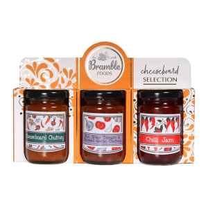 Bramble Triple Jar Cheeseboard Gift Pack