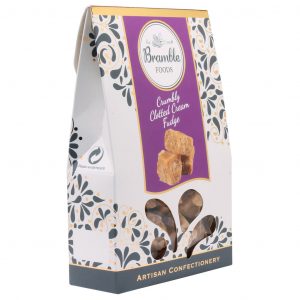 Bramble Gourmet Crumbly Clotted Cream Fudge Gift Box 150g