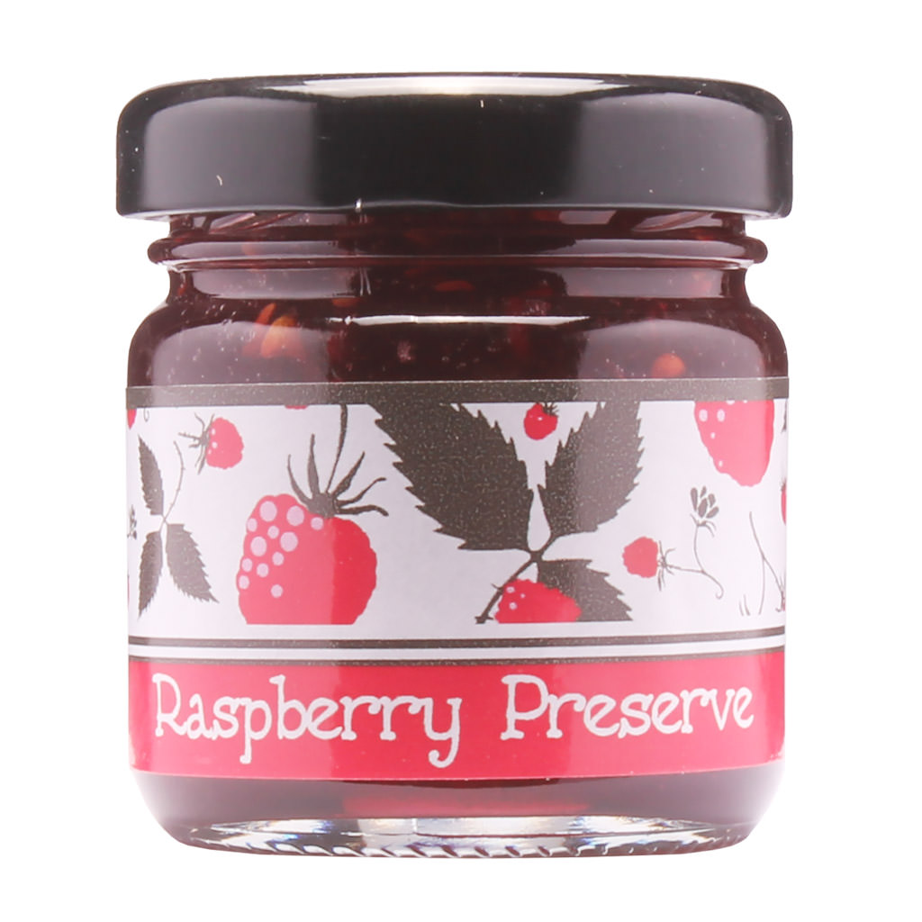 Raspberry Preserve Mini Pots