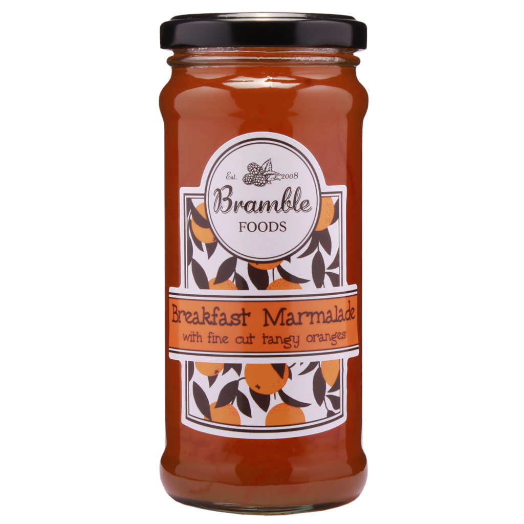 Twin Pack of Bramble Strawberry Jam and Breakfast Marmalade