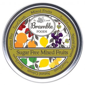 Sugar-Free Mixed Fruit – Case of 12 Travel Sweet Tins